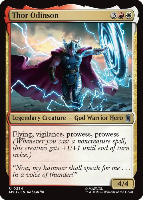 Image for Thor Odinson (234) [Marvel Super Heroes] - Magic: The Gathering