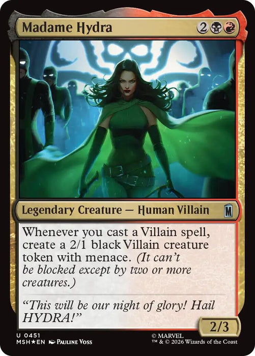Image for Madame Hydra (Suge Foil) (451) [Marvel Super Heroes] - Magic: The Gathering