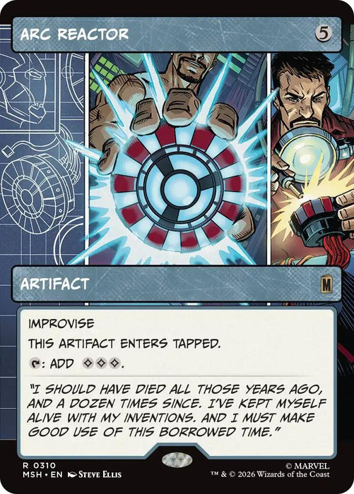 Image for Arc Reactor (Borderless) (310) [Marvel Super Heroes] - Magic: The Gathering