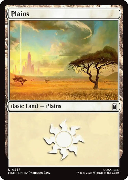 Image for Plains (0287) (287) [Marvel Super Heroes] - Magic: The Gathering