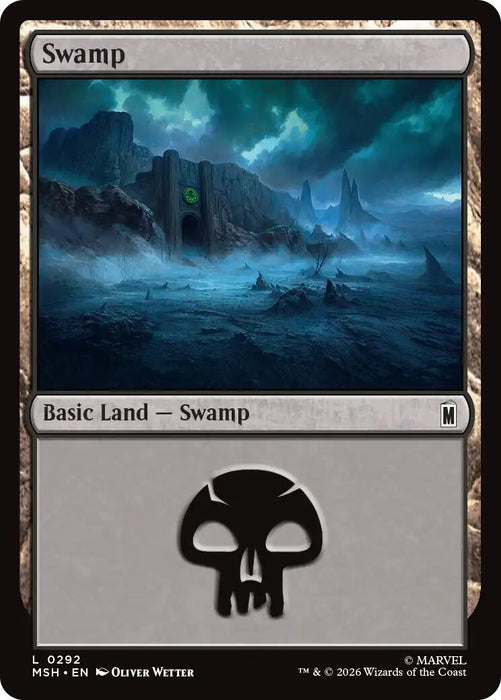 Image for Swamp (0292) (292) [Marvel Super Heroes] - Magic: The Gathering