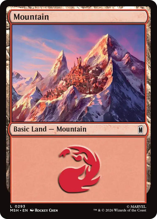 Image for Mountain (0293) (293) [Marvel Super Heroes] - Magic: The Gathering