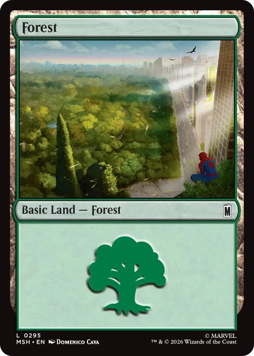 Image for Forest (0295) (295) [Marvel Super Heroes] - Magic: The Gathering