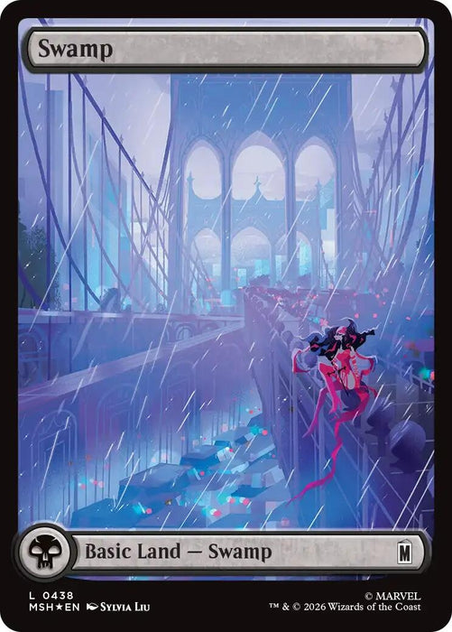 Image for Swamp (0438) (Surge Foil) (438) [Marvel Super Heroes] - Magic: The Gathering