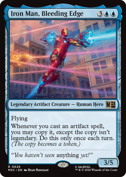 Image for Iron Man, Bleeding Edge (626) [Commander: Marvel Super Heroes] - Magic: The Gathering