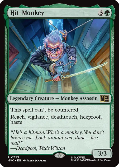 Image for Hit-Monkey (723) [Commander: Marvel Super Heroes] - Magic: The Gathering
