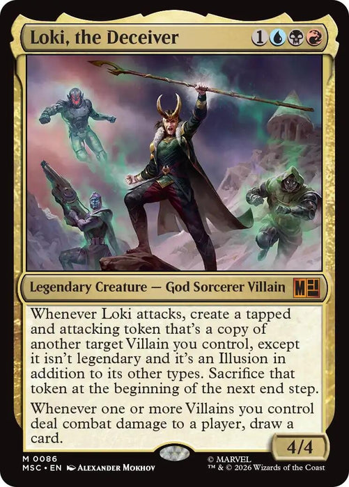 Image for Loki, the Deceiver (86) [Commander: Marvel Super Heroes] - Magic: The Gathering