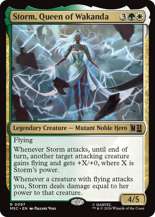 Image for Storm, Queen of Wakanda (97) [Commander: Marvel Super Heroes] - Magic: The Gathering