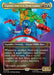 Image for Captain America, Team Leader (Borderless) (Surge Foil) (879) [Commander: Marvel Super Heroes] - Magic: The Gathering