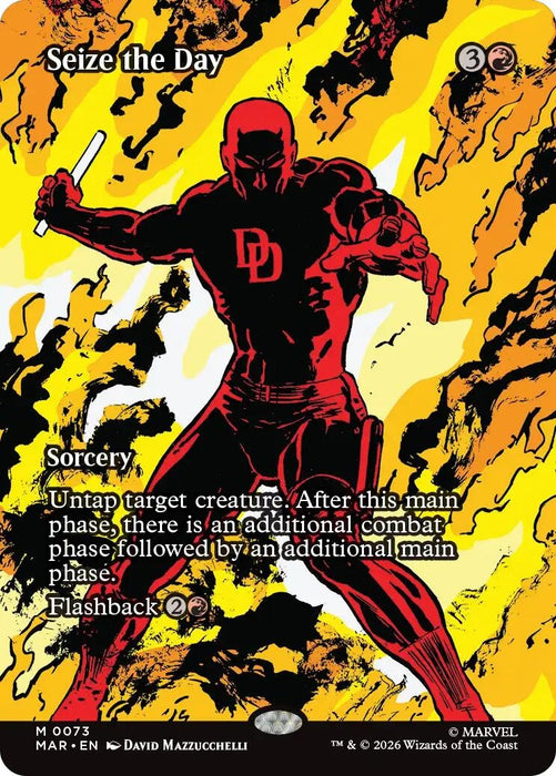 Image for Seize the Day (Borderless) (73) [Marvel Universe Eternal-Legal] - Magic: The Gathering