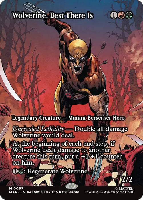 Image for Wolverine, Best There Is (Borderless) (97) [Marvel Universe Eternal-Legal] - Magic: The Gathering