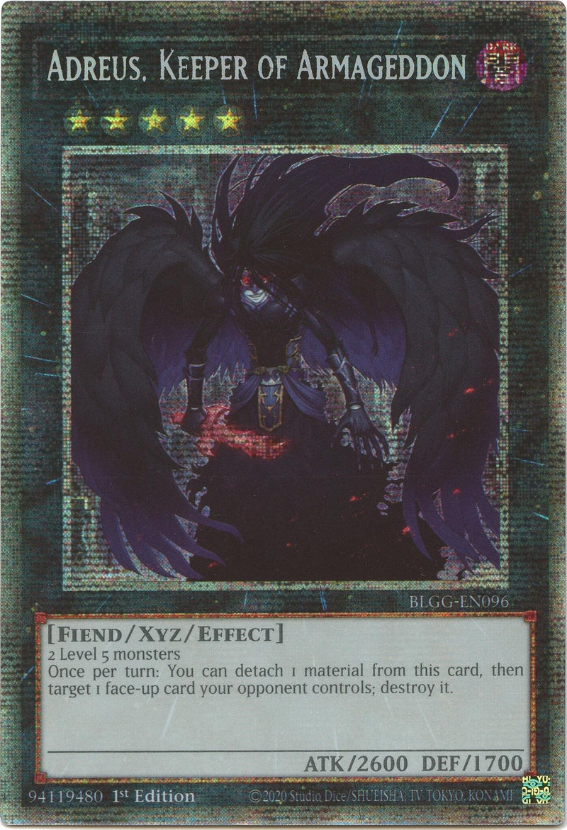 Image for Adreus, Keeper of Armageddon (Starlight Rare) (BLGG-EN096) [Battles of Legend: Glorious Gallery] - YuGiOh