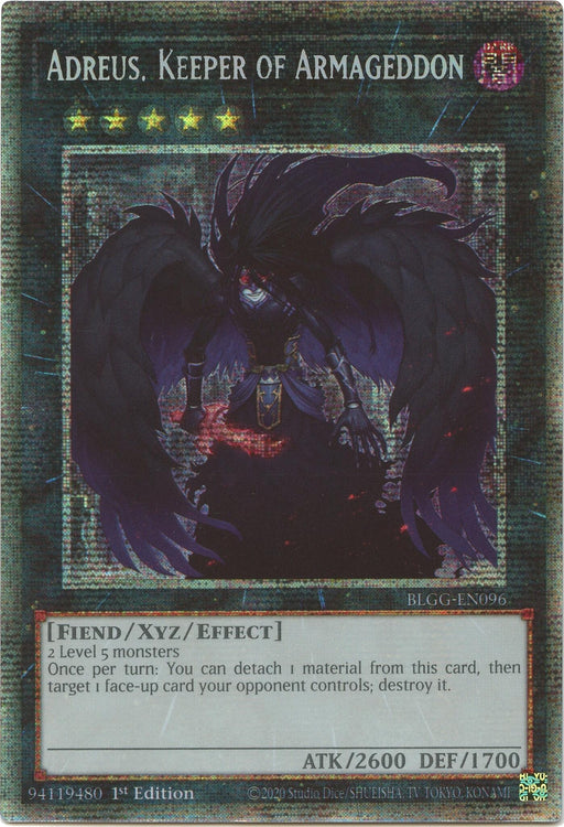 Image for Adreus, Keeper of Armageddon (Starlight Rare) (BLGG-EN096) [Battles of Legend: Glorious Gallery] - YuGiOh
