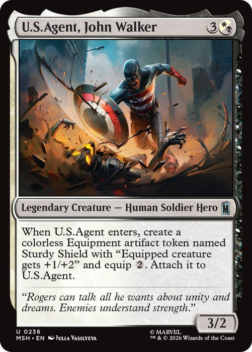 Image for U.S.Agent, John Walker (236) [Marvel Super Heroes] - Magic: The Gathering