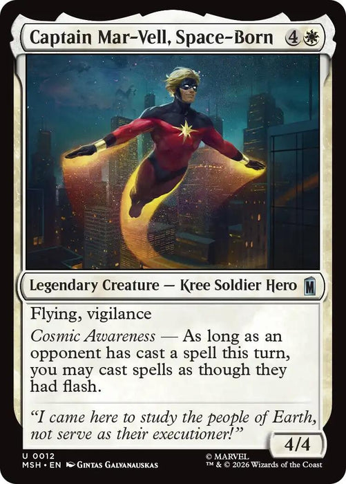 Image for Captain Mar-Vell, Space-Born (12) [Marvel Super Heroes] - Magic: The Gathering