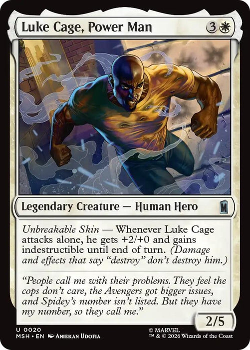 Image for Luke Cage, Power Man (20) [Marvel Super Heroes] - Magic: The Gathering