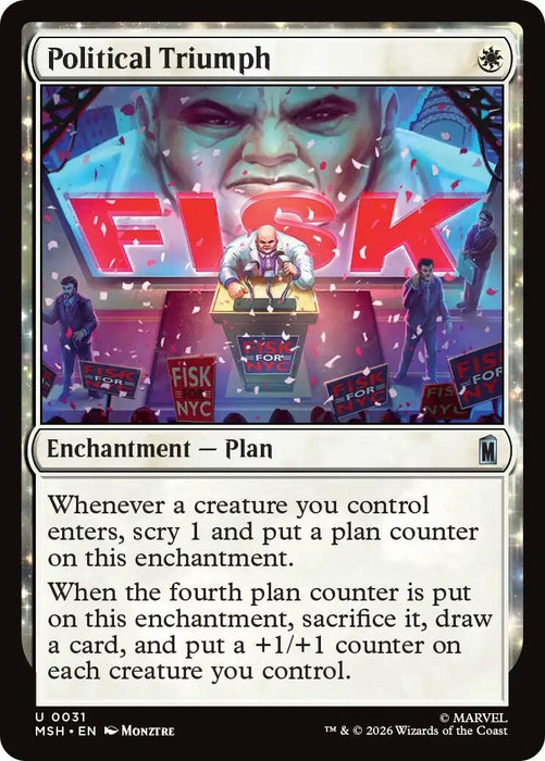 Image for Political Triumph (31) [Marvel Super Heroes] - Magic: The Gathering