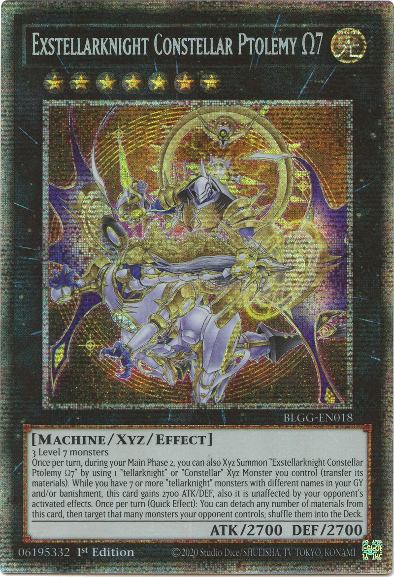Image for Exstellarknight Constellar Ptolemy Omega 7 (Starlight Rare) (BLGG-EN018) [Battles of Legend: Glorious Gallery] - YuGiOh