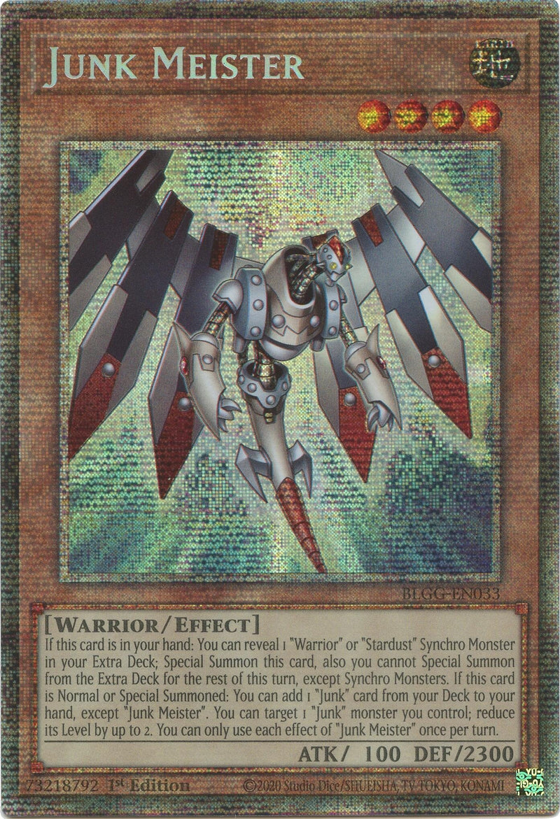Image for Junk Meister (Starlight Rare) (BLGG-EN033) [Battles of Legend: Glorious Gallery] - YuGiOh
