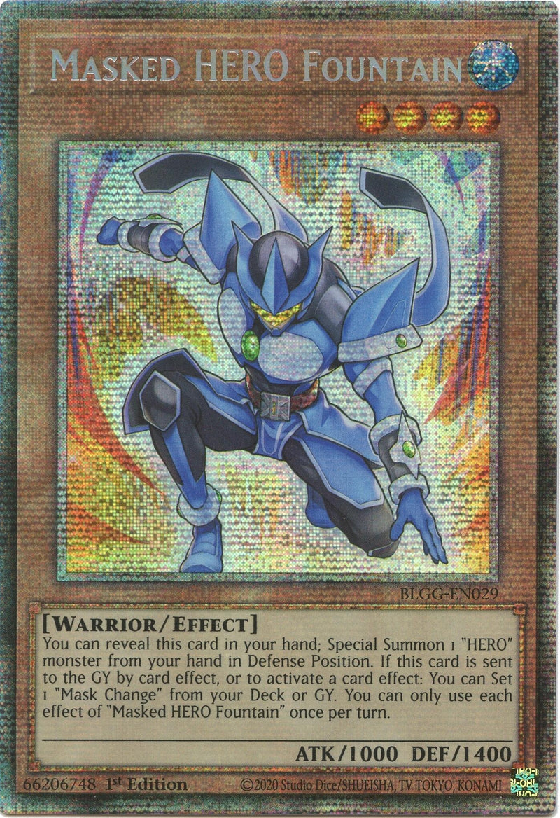 Image for Masked HERO Fountain (Starlight Rare) (BLGG-EN029) [Battles of Legend: Glorious Gallery] - YuGiOh