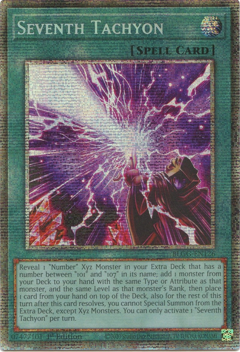 Image for Seventh Tachyon (Starlight Rare) (BLGG-EN126) [Battles of Legend: Glorious Gallery] - YuGiOh