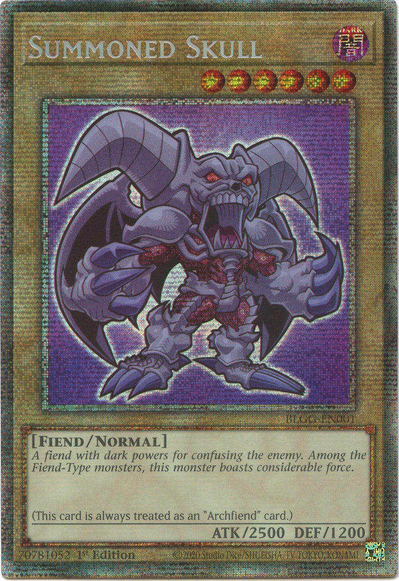 Image for Summoned Skull (Starlight Rare) (BLGG-EN001) [Battles of Legend: Glorious Gallery] - YuGiOh