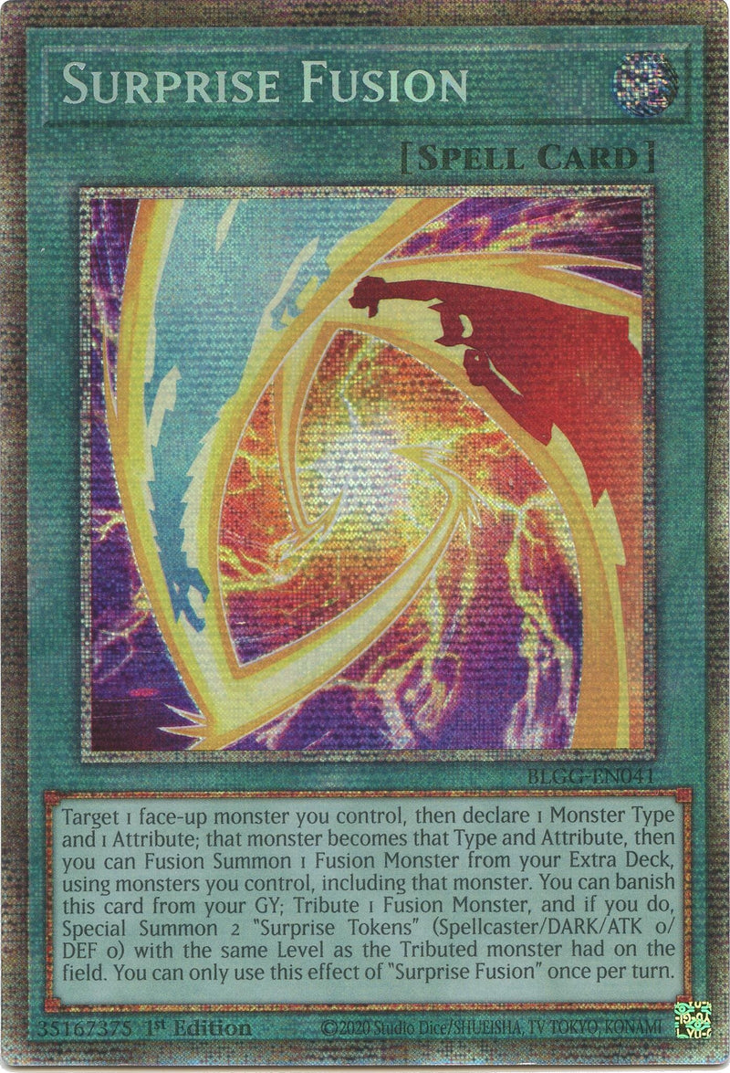 Image for Surprise Fusion (Starlight Rare) (BLGG-EN041) [Battles of Legend: Glorious Gallery] - YuGiOh