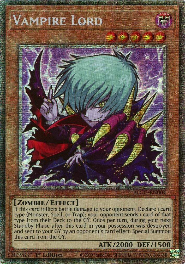 Image for Vampire Lord (Starlight Rare) (BLGG-EN004) [Battles of Legend: Glorious Gallery] - YuGiOh