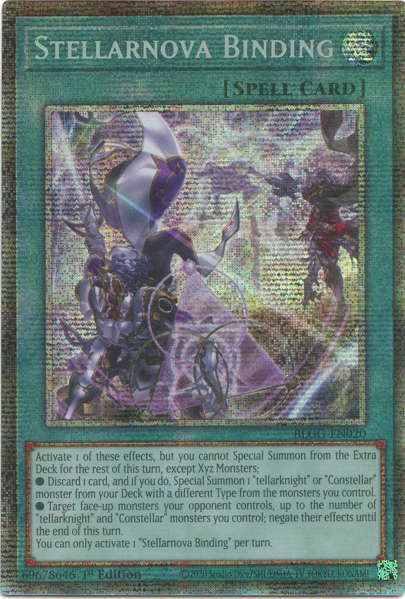 Image for Stellarnova Binding (Starlight Rare) (BLGG-EN020) [Battles of Legend: Glorious Gallery] - YuGiOh
