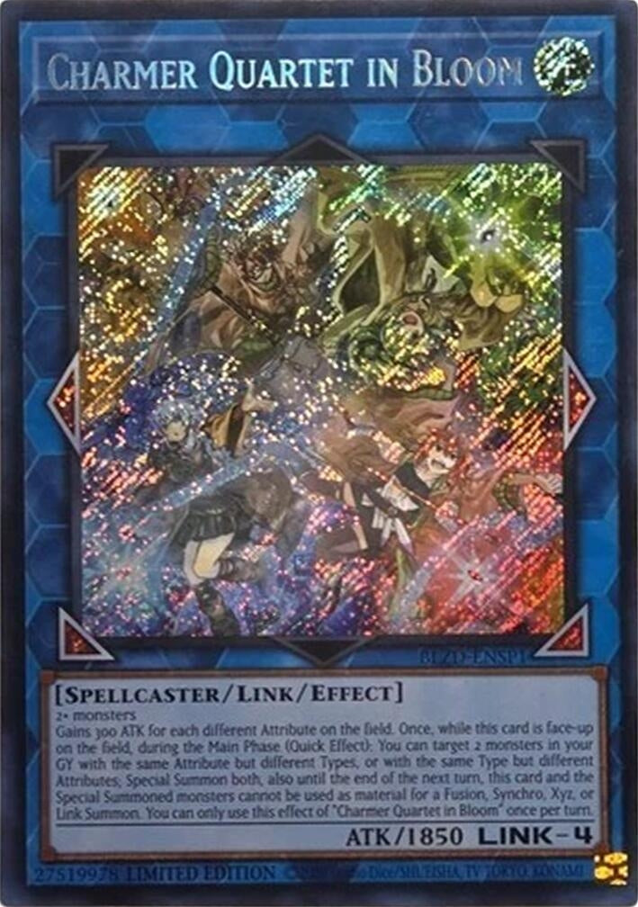 Image for Charmer Quartet in Bloom (Secret Rare) (BLZD-ENSP1) [Blazing Dominion] - YuGiOh