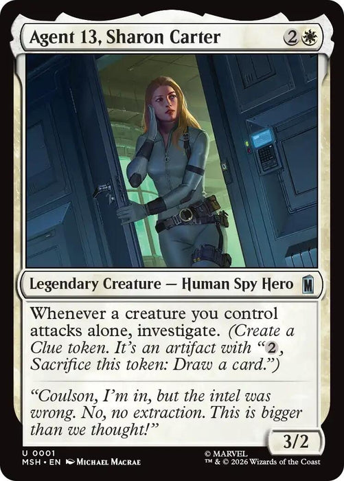 Image for Agent 13, Sharon Carter (1) [Marvel Super Heroes] - Magic: The Gathering