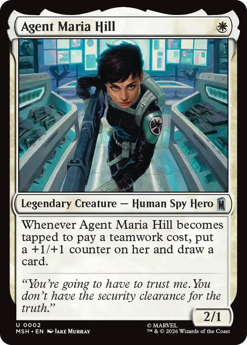 Image for Agent Maria Hill (2) [Marvel Super Heroes] - Magic: The Gathering