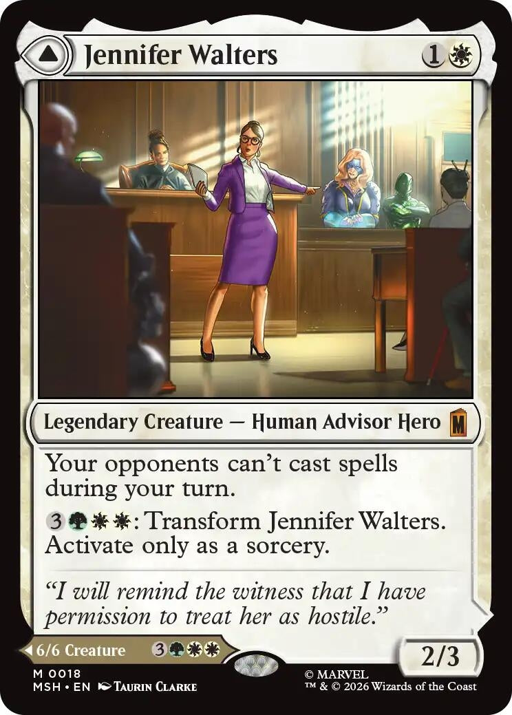Image for Jennifer Walters (18) [Marvel Super Heroes] - Magic: The Gathering