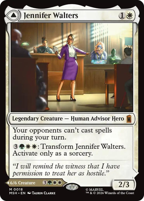 Image for Jennifer Walters (18) [Marvel Super Heroes] - Magic: The Gathering