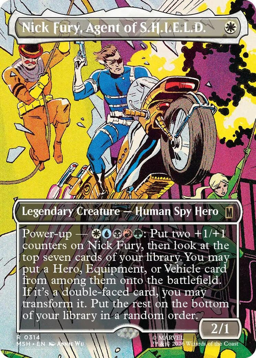 Image for Nick Fury, Agent of S.H.I.E.L.D. (Borderless) (314) [Marvel Super Heroes] - Magic: The Gathering