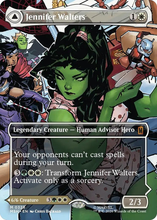 Image for Jennifer Walters (Borderless) (0328) (328) [Marvel Super Heroes] - Magic: The Gathering
