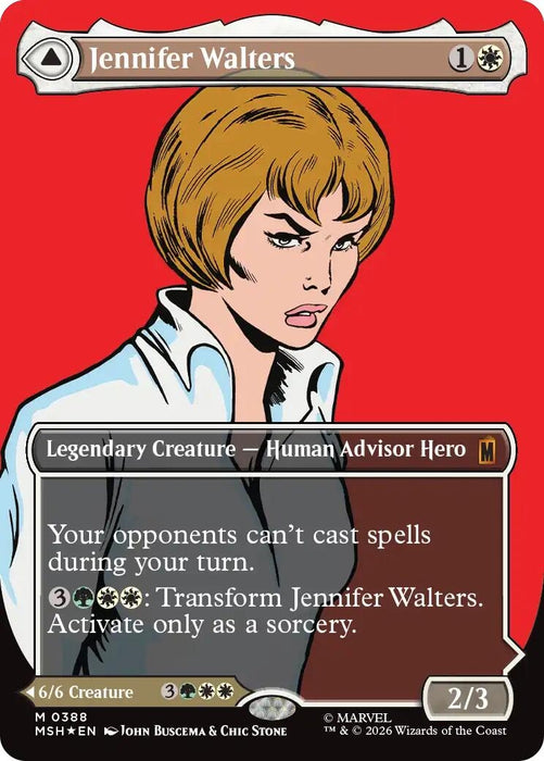 Image for Jennifer Walters (Borderless) (0388) (388) [Marvel Super Heroes] - Magic: The Gathering