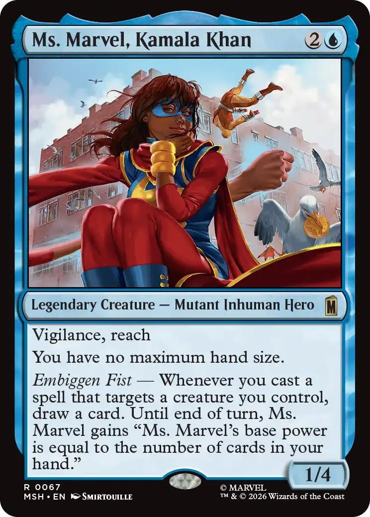 Image for Ms. Marvel, Kamala Khan (67) [Marvel Super Heroes] - Magic: The Gathering