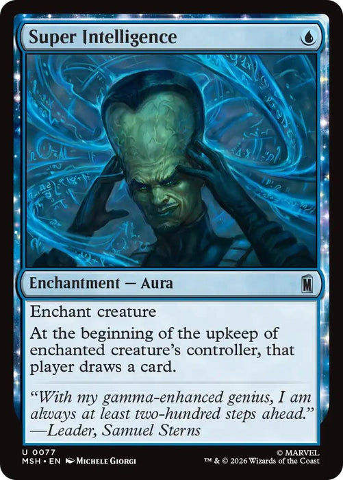 Image for Super Intelligence (77) [Marvel Super Heroes] - Magic: The Gathering
