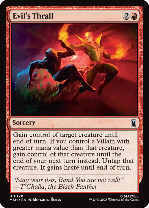 Image for Evil's Thrall (128) [Marvel Super Heroes] - Magic: The Gathering