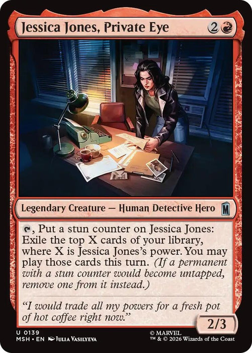 Image for Jessica Jones, Private Eye (139) [Marvel Super Heroes] - Magic: The Gathering