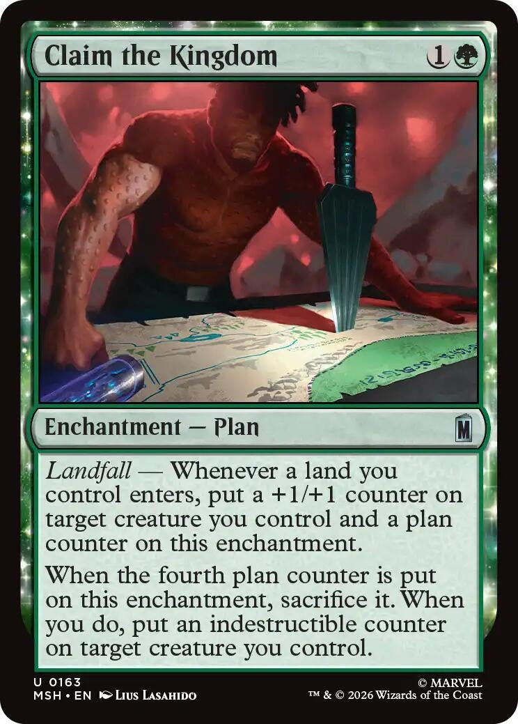 Image for Claim the Kingdom (163) [Marvel Super Heroes] - Magic: The Gathering