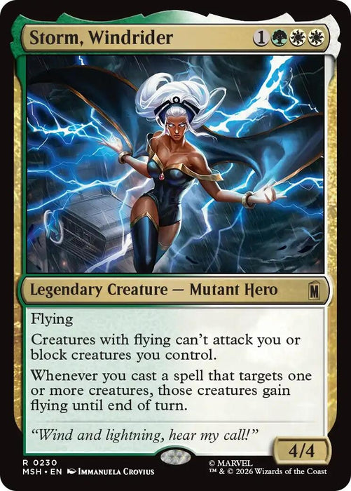 Image for Storm, Windrider (230) [Marvel Super Heroes] - Magic: The Gathering
