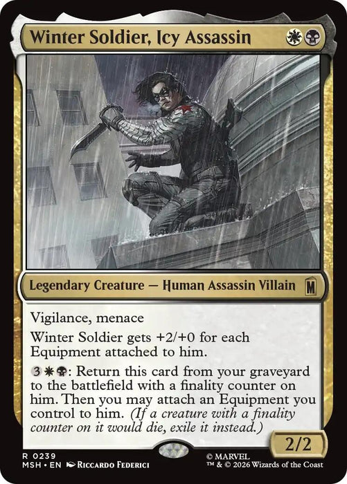Image for Winter Soldier, Icy Assassin (239) [Marvel Super Heroes] - Magic: The Gathering
