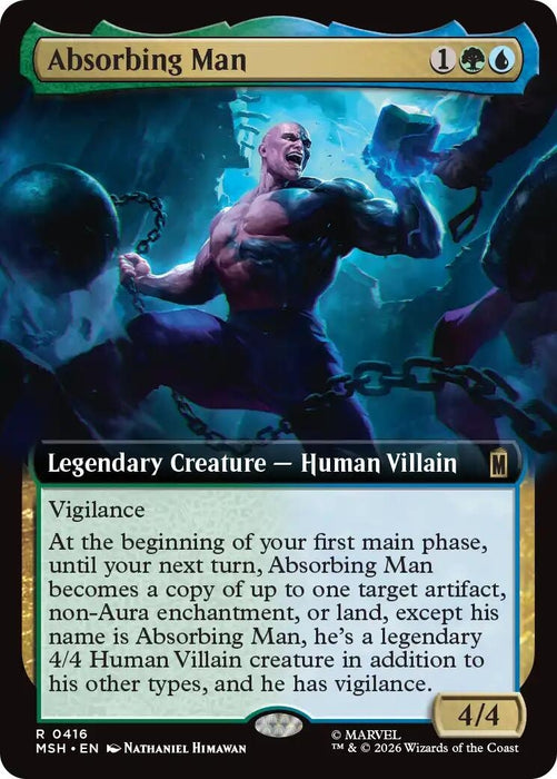 Image for Absorbing Man (Extended Art) (416) [Marvel Super Heroes] - Magic: The Gathering