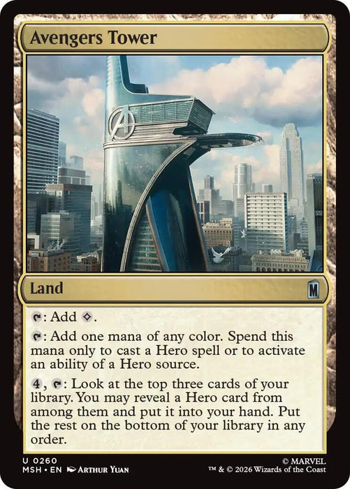 Image for Avengers Tower (260) [Marvel Super Heroes] - Magic: The Gathering