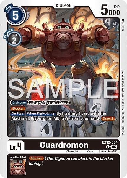 Image for Guardromon (EX12-054 C) [Digital World Shambala] {EX-12} - Digimon Card Game