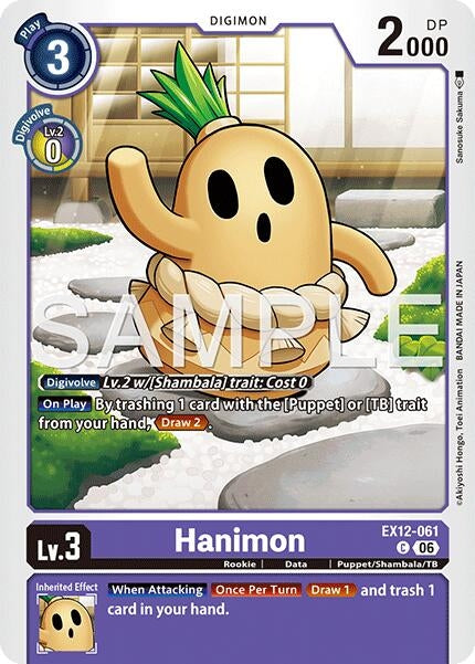 Image for Hanimon (EX12-061 C) [Digital World Shambala] {EX-12} - Digimon Card Game