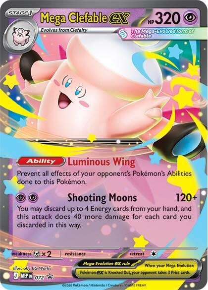 Image for Mega Clefable ex - 072 (072) [ME: Mega Evolution Promo] - Pokemon