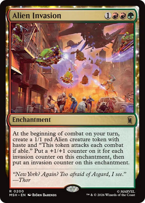 Image for Alien Invasion (200) [Marvel Super Heroes] - Magic: The Gathering